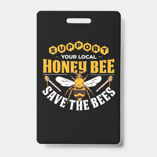 Bienenkopfgeschenk | Honigbiene Gerettet Bienen Ausweis