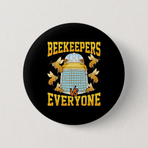 Bienenkopfgeschenk Imker und alle Button