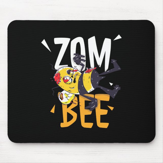 Bienenkopfgeschenk | Zom Bee Mousepad (Vorne)