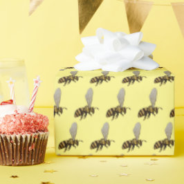 Bienenkopfpapier Geschenkpapier