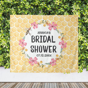 Bienenkorb-Background Bride für kundenspezifische Wandteppich
