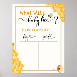 Bienenkrankheit: Wahlplakat Poster