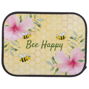 Bienenkraut-Gelbe Honigwabe Sommer Autofußmatte
