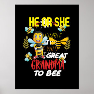 Bienenküche Kunst Großes Oma Poster