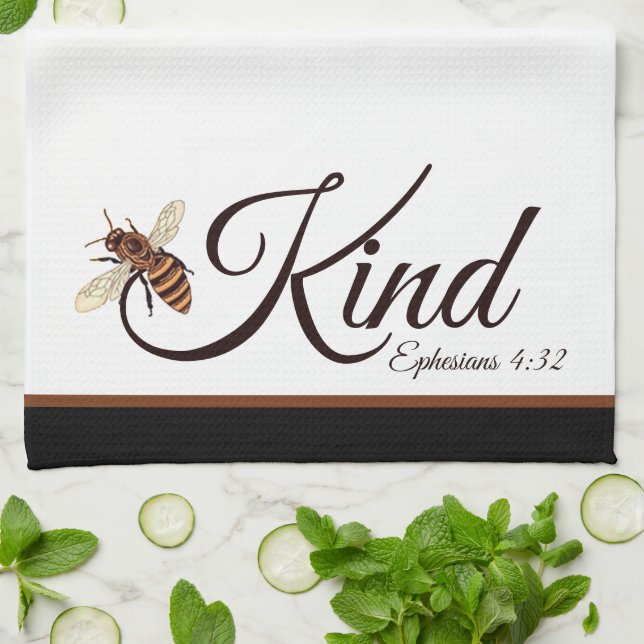 Bienenkücher Geschirrtuch (Gefaltet)