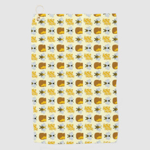 Bienenkunst für Kinder Golfhandtuch