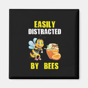 Bienenkunst, leicht von Bienen abgelenkt Magnet