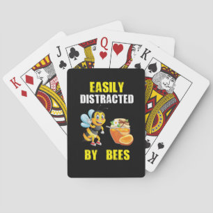Bienenkunst, leicht von Bienen abgelenkt Spielkarten