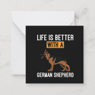 Bienenkunst mit deutschem Schäferhund Mitteilungskarte