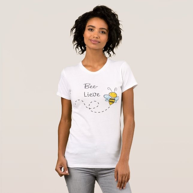 Bienenlieve Honey Bee Niedliches Shirt (Vorne ganz)