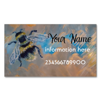 Bienenmalerei Magnetische Visitenkarte