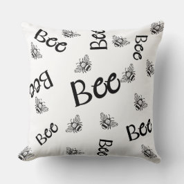 Bienenmuster fliegen überall kissen