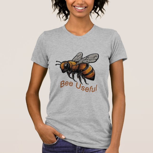Bienennützlicher T - Shirt (Vorderseite)