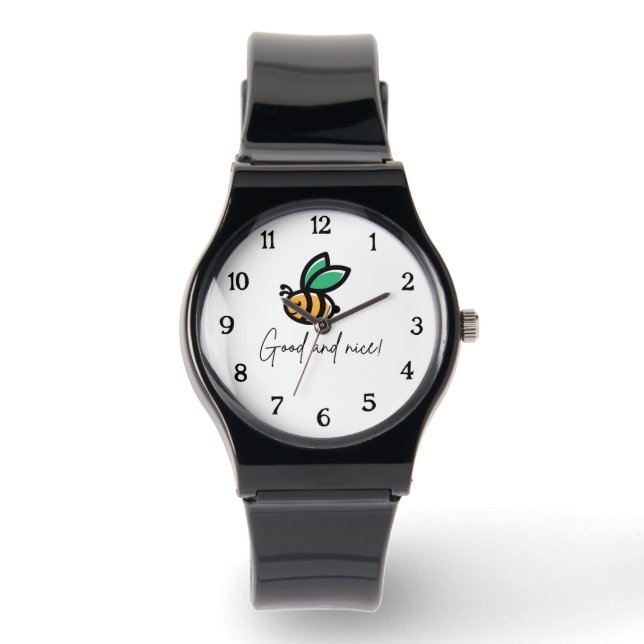 Bienenquote Armbanduhr (Vorderseite)
