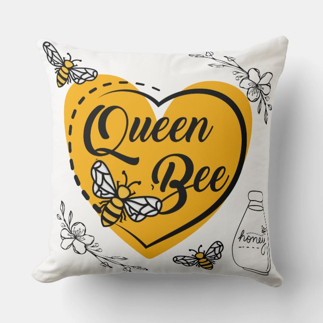 Bienenquote Kissen (Vorderseite)