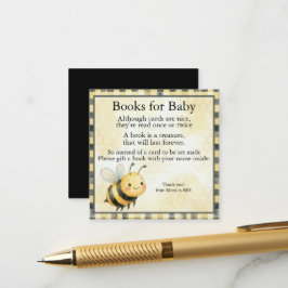 Bienenschäfer-Jungen-Baby-Party Begleitkarte