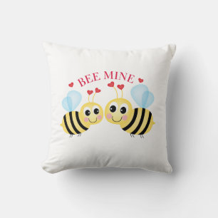 Bienensterbe Liebe Design Valentinstag Kissen