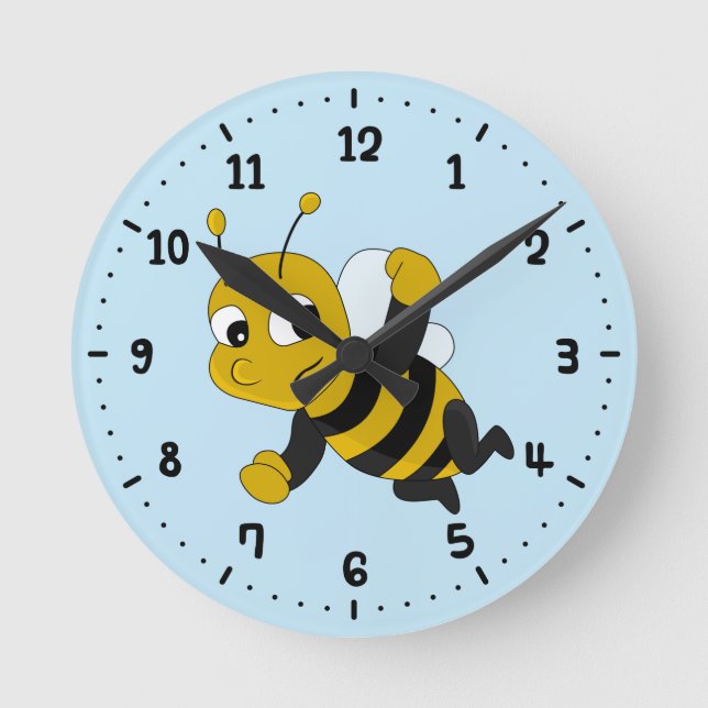 Bienensterben-Cartoon rund um die Uhr (Vorderseite)
