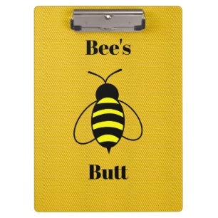 Bienensterben-Hintern-Zwischenablage Klemmbrett