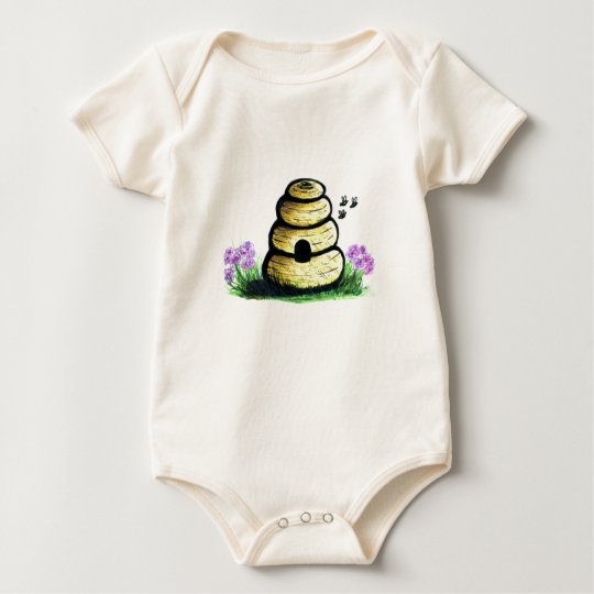 Bienenstock Baby Strampler