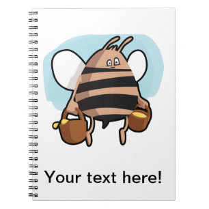 Bienenstock-Cartoon Notizblock