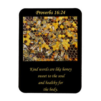 Bienenstock. Christliches Geschenk Magnet