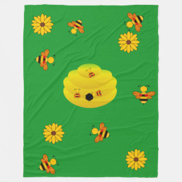 Bienenstock Fleecedecke