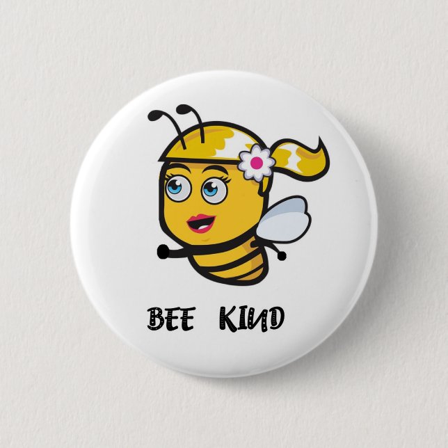 Bienenstock    KINDBEE Button (Vorderseite)