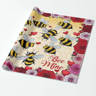 Bienenstock-Liebe Geschenkpapier