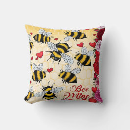 Bienenstock-Liebe Kissen