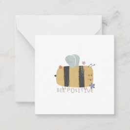 Bienenstock positiv - Niedliche Bienenpuppe Hinwei Mitteilungskarte