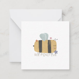 Bienenstock positiv - Niedliche Bienenpuppe Hinwei Mitteilungskarte