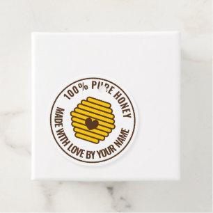 Bienenstock-Waben-Logo-Anhänger für Imker Geschenkanhänger