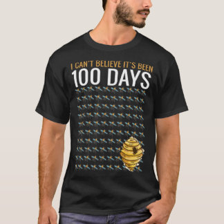 Bienenstockbaum 100 Tage Schullehrerjunge T-Shirt