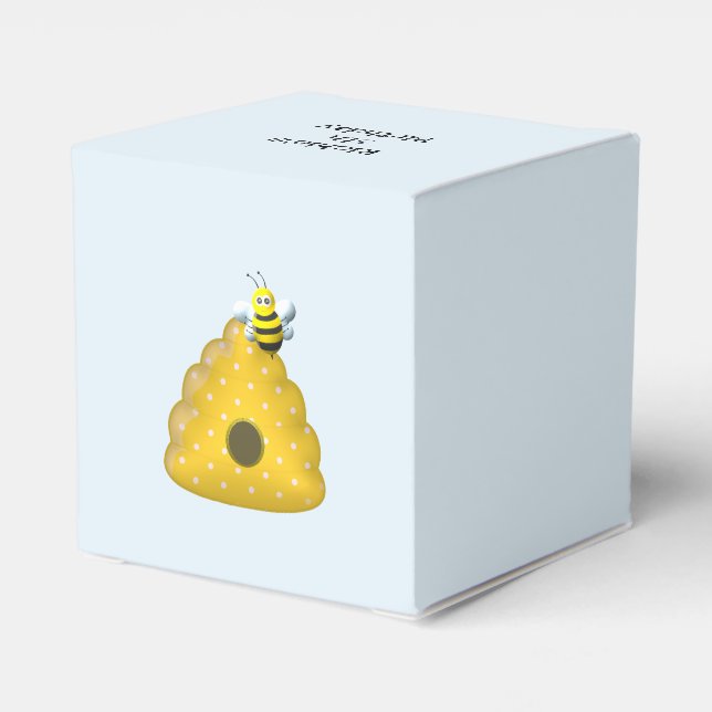 Bienenstöcke Cool Geschenkschachtel (Rückseite)
