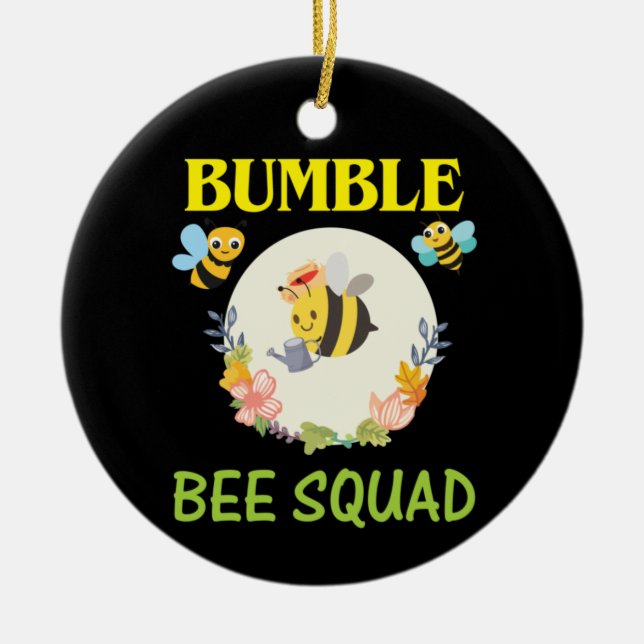Bienenstöcke Keramik Ornament (Vorne)