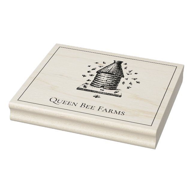 Bienenstöcke oder -farm gummistempel (Stempel)