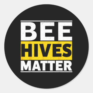 Bienenstöcke Runder Aufkleber