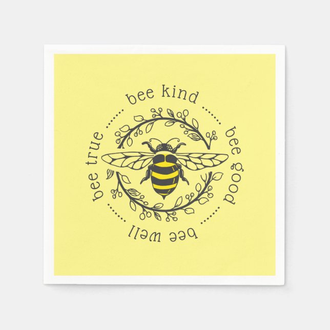 Bienenstöcke Serviette (Vorderseite)