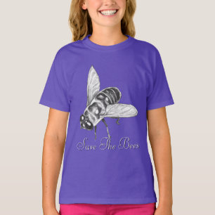 Bienenstöcke T - Shirt Honeybee Shirt Rette die Bi
