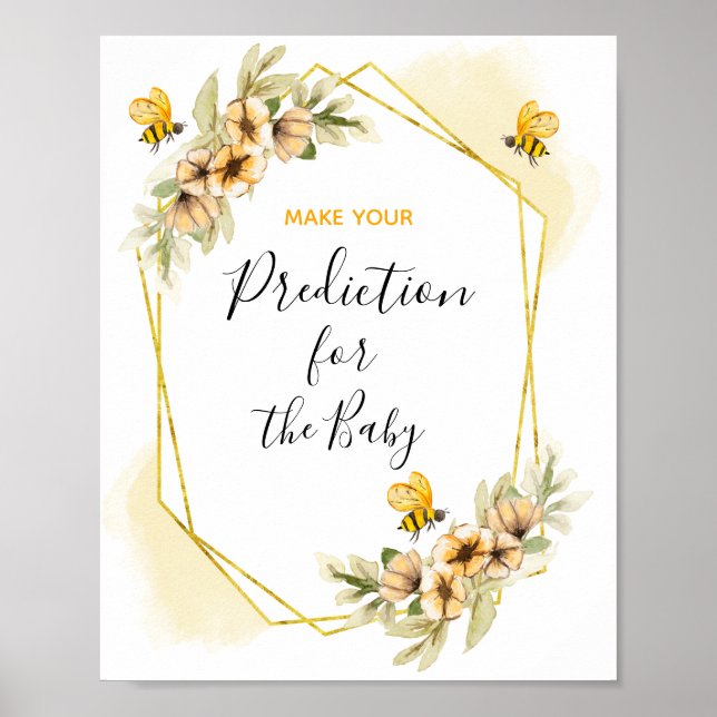 Bienenstöcke - Vorhersagen für Babyposter Poster (Vorne)
