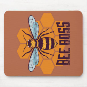 Bienenstockgeschenke ,I Liebe Biene, Bienenzuchtge Mousepad