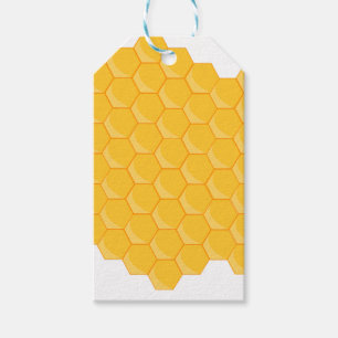 Bienenstockwabenmuster Geschenkanhänger