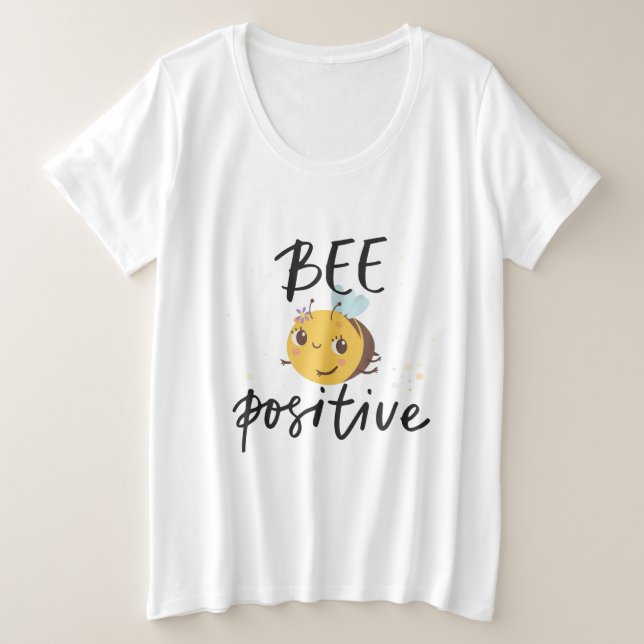 Bienenstöpferillustrierung für Niedliche Hummeln Große Größe T-Shirt (Design vorne)