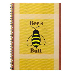 Bienenstrom-Hintern Notizblock