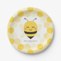 Bienenstudio-Teller mit Honeycomb-Design