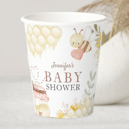 Bienenstuhlpapier-Cups Pappbecher