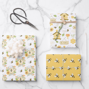 Bienenverpackungspapier, Honigbienen-Geschenkverpa Geschenkpapier Set