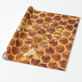 Bienenwabe Geschenkpapier