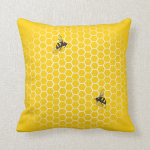 Bienenwabe Kissen